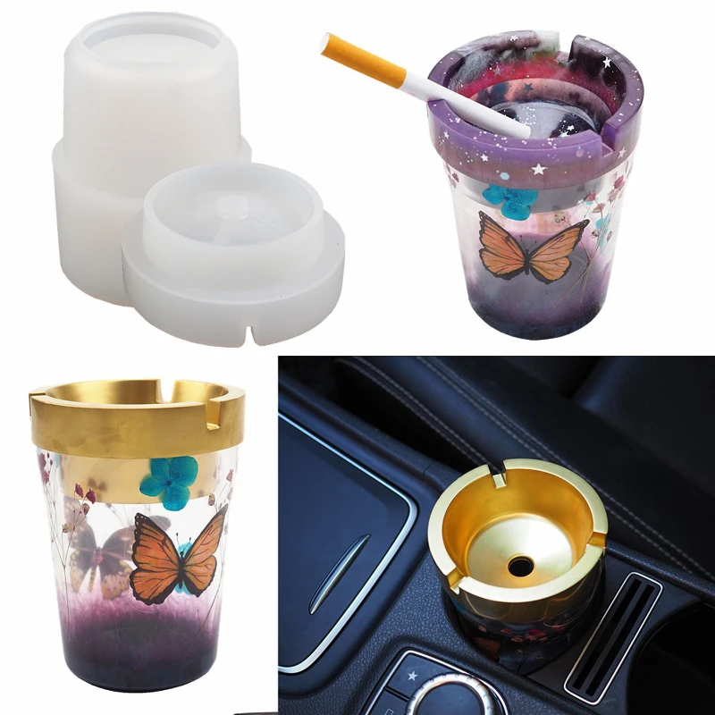 Car Ashtray Resin Mold Silicone Mold Car Ash Holder Mould Double-layer DIY Crafts Ornaments Mould Epoxy Casting Jewelry Making
Car Ashtray Resin Mold Silicone Mold Car Ash Holder Mould Double-layer DIY Crafts Ornaments Mould Epoxy Casting Jewelry Making