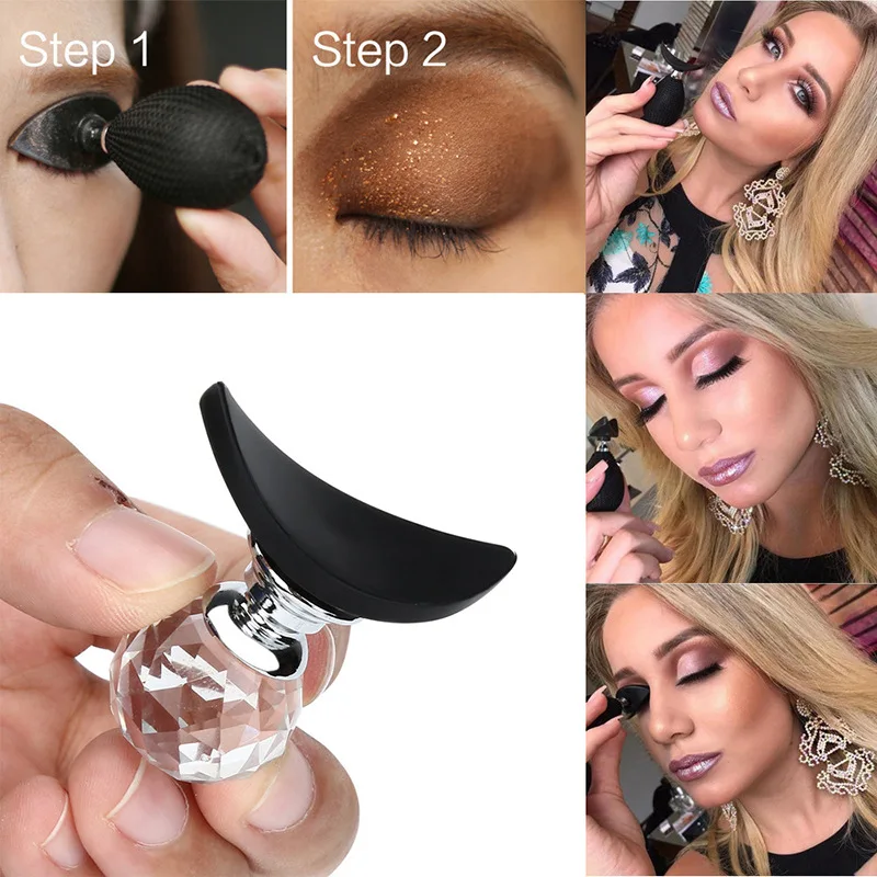 

3 In 1 Crystal Ball Eyeshadow Stamp Lazy Eye Shadow Applicator Crease Eyeshadow Magic Eyes Makeup Eyes Beauty DIY Accessories
