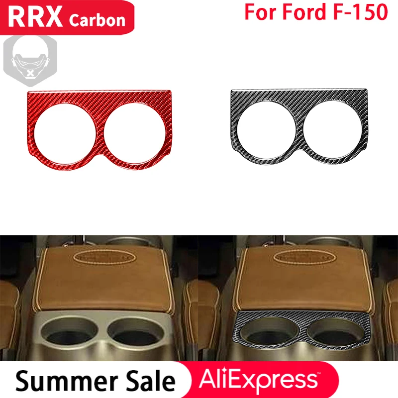 RRX For Ford F150 F-150 2004-2008 Carbon Fiber Interior Rear Water Cupholder Cover Trim Stickers Car Accessories
RRX For Ford F150 F-150 2004-2008 Carbon Fiber Interior Rear Water Cupholder Cover Trim Stickers Car Accessories