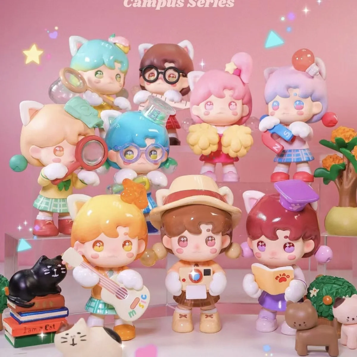 Mokokimo Campus Series Model Confirm Style Cute Anime Figure Gift Surprise Box Kawaii Blind Box Toys Original Real Shot 
Mokokimo Campus Series Model Confirm Style Cute Anime Figure Gift Surprise Box Kawaii Blind Box Toys Original Real Shot