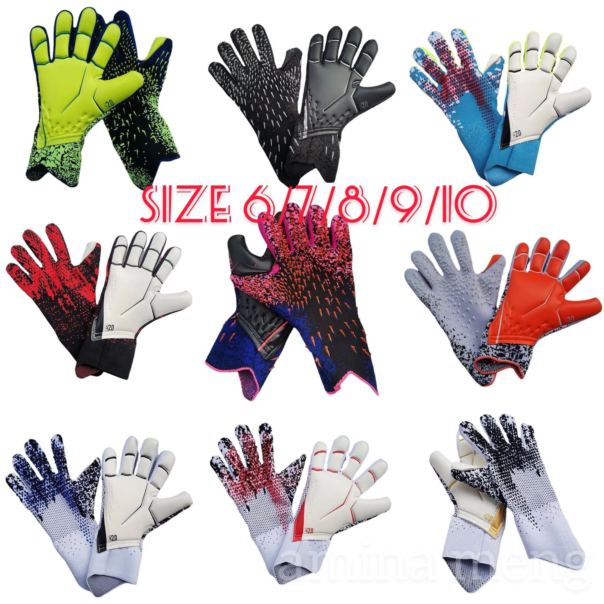 New Design Men child Goalie Soccer Goalkeeper Gloves Thicken Full Latex Foam Professional Training Football Gloves
New Design Men child Goalie Soccer Goalkeeper Gloves Thicken Full Latex Foam Professional Training Football Gloves
