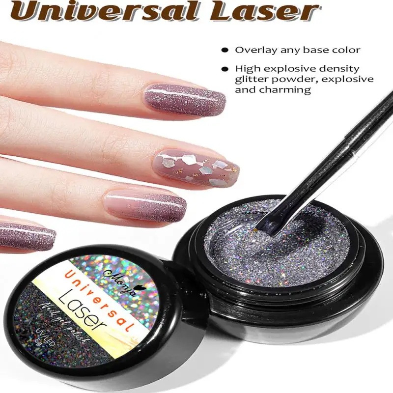 Голографическая фотография 5 мл, полуперманентные Блестящие Блестки, размачиваемая фотография, Гель-лак для маникюра, Декор
Голографическая фотография 5 мл, полуперманентные Блестящие Блестки, размачиваемая фотография, Гель-лак для маникюра, Декор