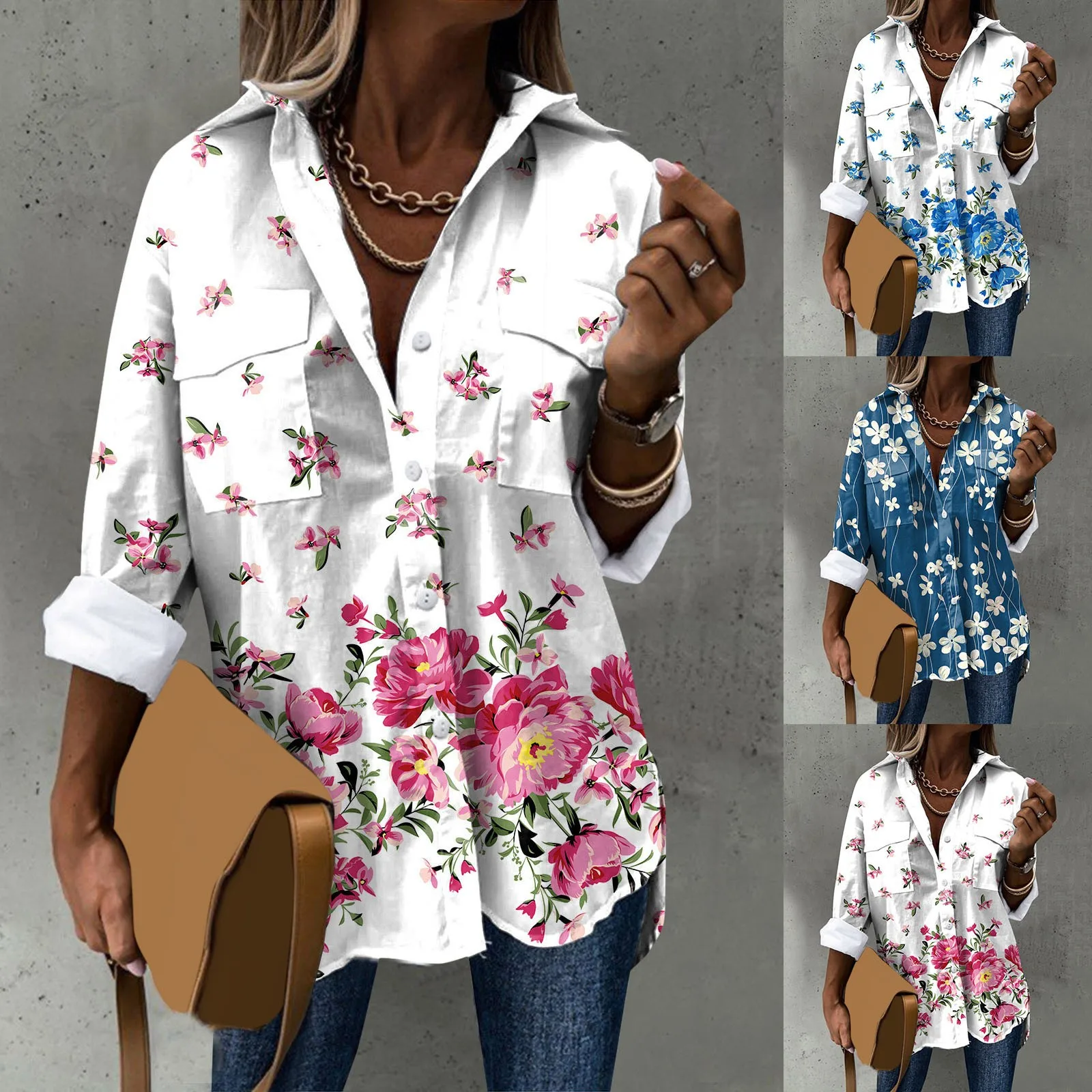 Women Elegant Shirt Long Sleeve Turn Down Collar Button Long Sleeve Fancy Blouse Women Long Sleeve with Womens 3/4 Zip Pullover 
Women Elegant Shirt Long Sleeve Turn Down Collar Button Long Sleeve Fancy Blouse Women Long Sleeve with Womens 3/4 Zip Pullover