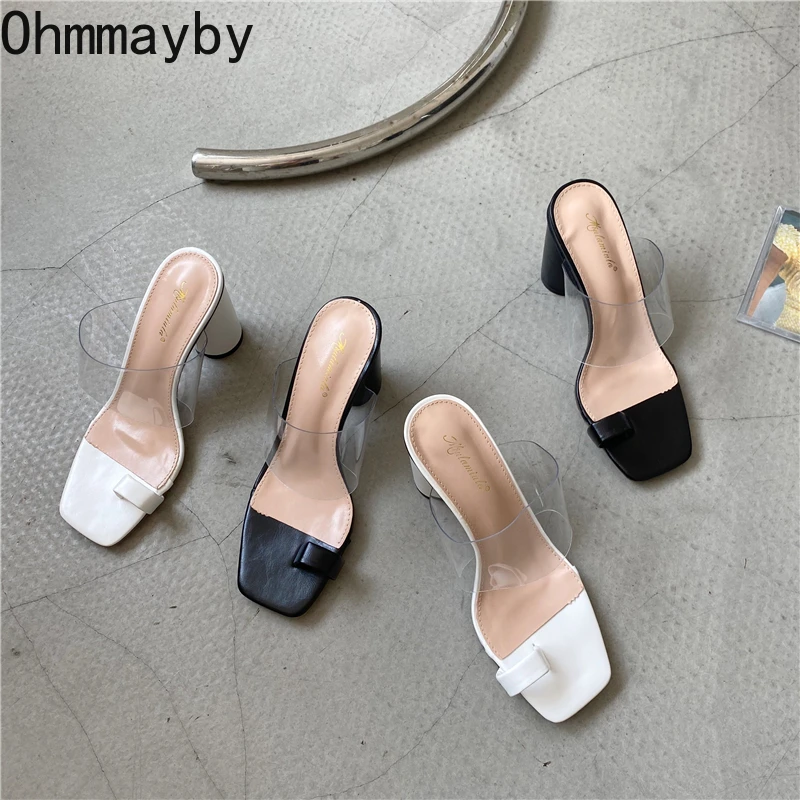 2022 Summer Clip Toe Slippers Women Sexy Transparent Thick Heels Ladies Outdoor Party Shoes Fashion Sandal
2022 Summer Clip Toe Slippers Women Sexy Transparent Thick Heels Ladies Outdoor Party Shoes Fashion Sandal
