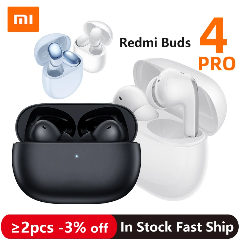 Xiaomi Redmi Buds 4/4 Pro TWS Active Noise Cancelling Earphone Bluetooth Mic Wireless Gaming Headphone Waterproof Sport Headset
Xiaomi Redmi Buds 4/4 Pro TWS Active Noise Cancelling Earphone Bluetooth Mic Wireless Gaming Headphone Waterproof Sport Headset