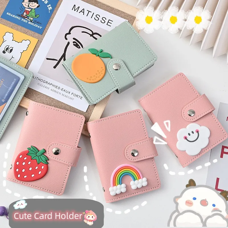 26 Bits Card Holder PU Leather Cute Cartoon Card Case Wallet Student Girls Credit/Bus/Bank/ID Card Protection Cover Organizer
26 Bits Card Holder PU Leather Cute Cartoon Card Case Wallet Student Girls Credit/Bus/Bank/ID Card Protection Cover Organizer