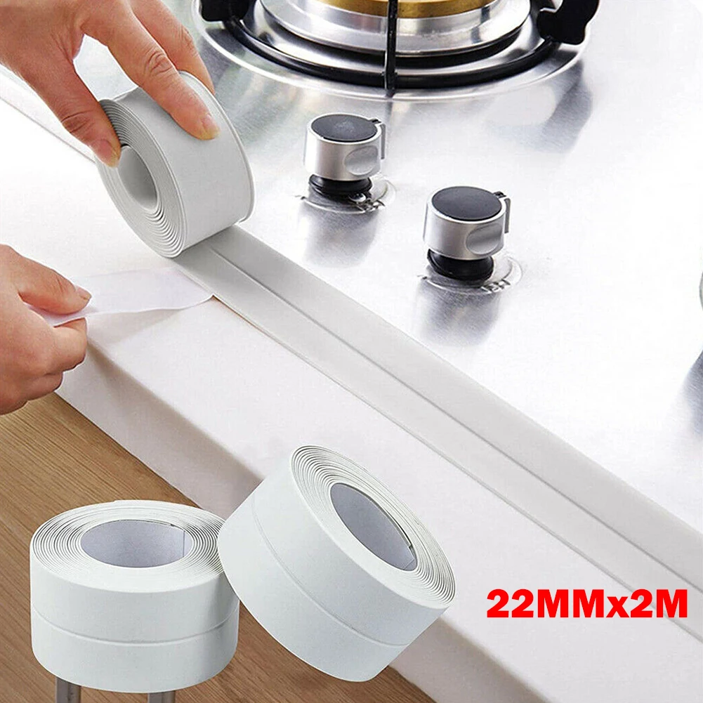 Sealing Strip Bath Sealing Strip Home PVC Waterproof White 2M*22mm Dampproof Mould Proof For Basin For Bathtub
Sealing Strip Bath Sealing Strip Home PVC Waterproof White 2M*22mm Dampproof Mould Proof For Basin For Bathtub