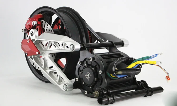 Средняя сборка двигателя 72 в 3000 Вт плоская вилка высокомощный Электромобиль