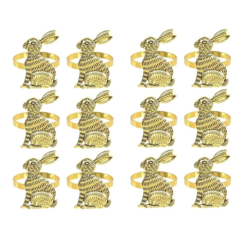 Rabbit Napkin Ring Holders Metal Table Decor Set Of 12 For Easter Party Banquet Dinner
Rabbit Napkin Ring Holders Metal Table Decor Set Of 12 For Easter Party Banquet Dinner