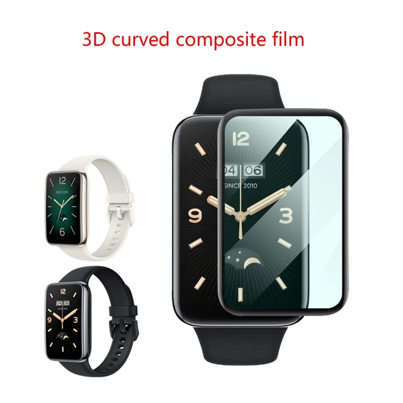 

Compatible for XiaomiMi Band 7 Pro Smart Watch Bracelet 3D Curved Edge Cover Screen Protector Waterproof High Definition