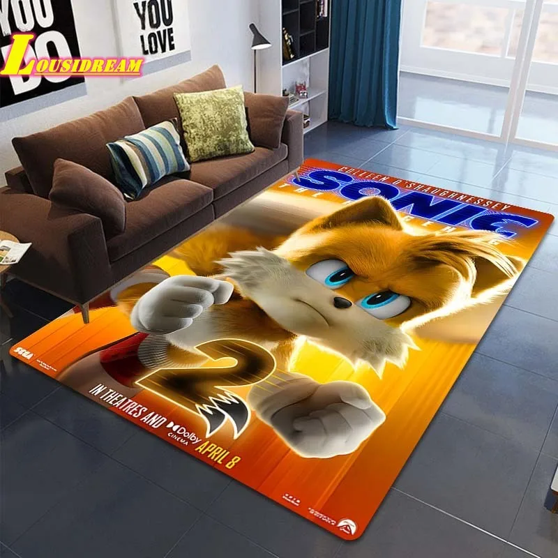 Sonic Carpet Anime Carpet Living Room Bedroom Home Decoration Dining Room Kitchen Bathroom Balcony Non-Slip Mat Office Gift
Sonic Carpet Anime Carpet Living Room Bedroom Home Decoration Dining Room Kitchen Bathroom Balcony Non-Slip Mat Office Gift