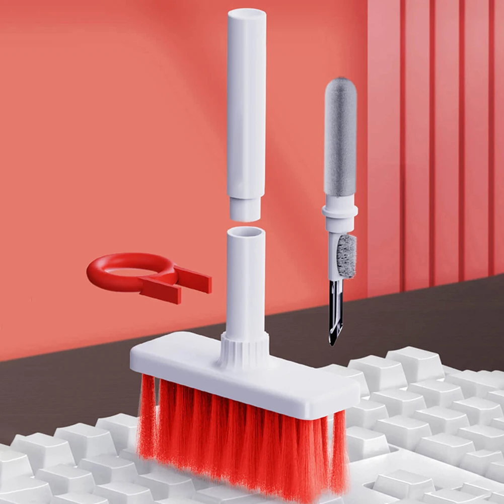 New 5 in 1 Keyboard Cleaning Brush Earphone Computer Wireless Earbuds Cleaner Keycap Puller Kit Multifunction Dust Remover Tool
New 5 in 1 Keyboard Cleaning Brush Earphone Computer Wireless Earbuds Cleaner Keycap Puller Kit Multifunction Dust Remover Tool