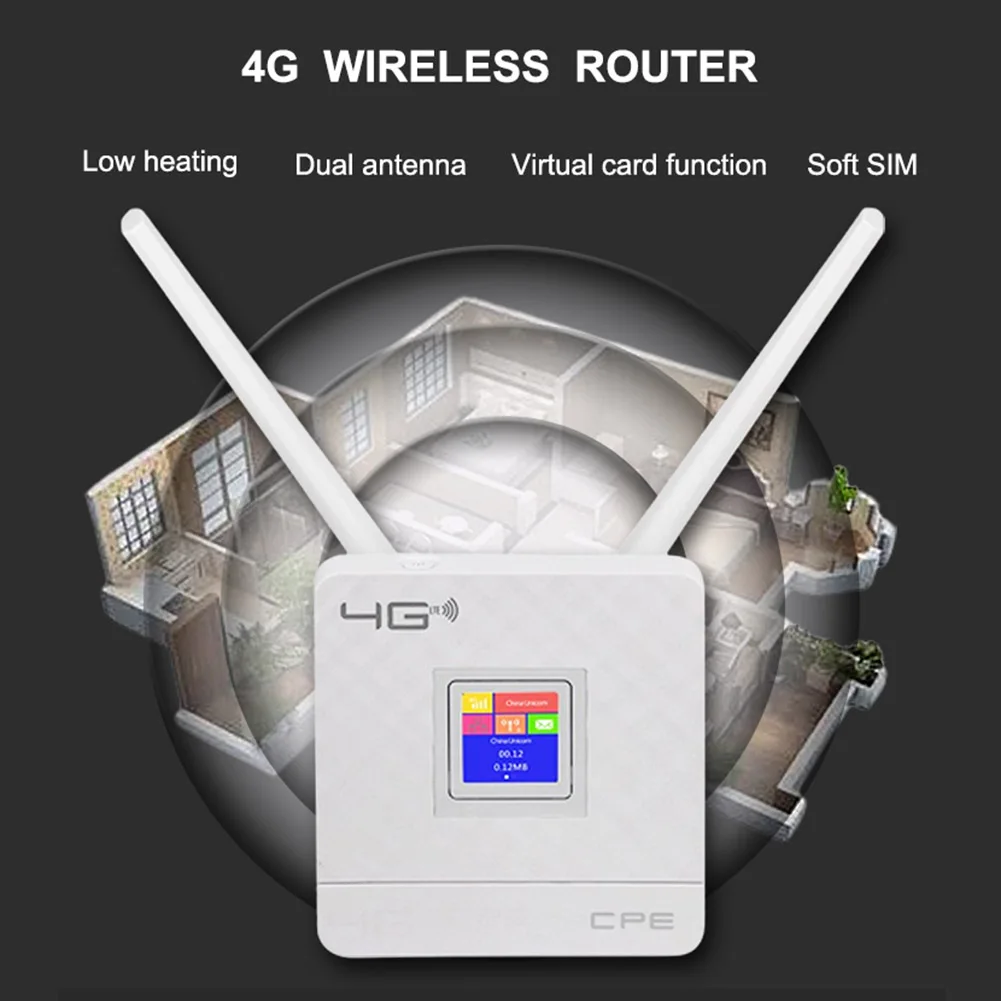 

CPE903-E 4G Wireless Router 150Mbps High Speed 4G WiFi Router External Antenna IEEE 802.11b/g/n for Home Hotel