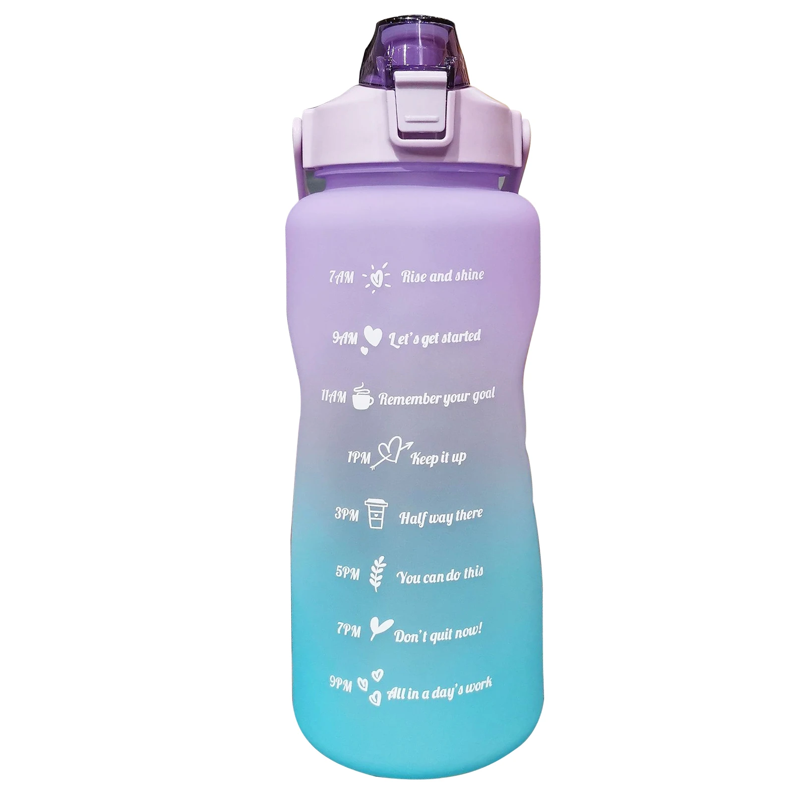 2L Sport Water Bottle With Straw Gradient Color Large Capacity Sippy Cup Outdoor Camping Cooking Portable Kettle Easy Clean
2L Sport Water Bottle With Straw Gradient Color Large Capacity Sippy Cup Outdoor Camping Cooking Portable Kettle Easy Clean