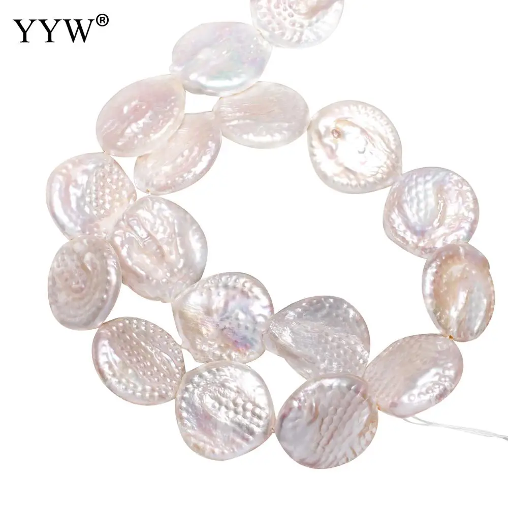 Cultured Button Freshwater Pearl Beads Natural White 19-20mm Jewelry Making DIY Necklace Bracelet Pearls Approx 15 Inch Strand
Cultured Button Freshwater Pearl Beads Natural White 19-20mm Jewelry Making DIY Necklace Bracelet Pearls Approx 15 Inch Strand