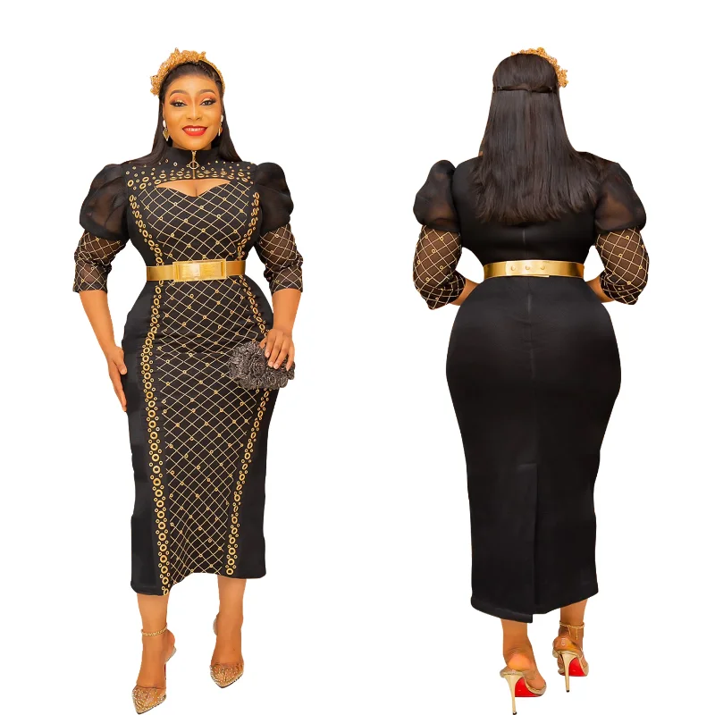 African Dresses for Women Autumn Elegant African Women 3/4 Sleeve Polyester Maxi Dress Africa Clothes Dashiki African Clothing
African Dresses for Women Autumn Elegant African Women 3/4 Sleeve Polyester Maxi Dress Africa Clothes Dashiki African Clothing