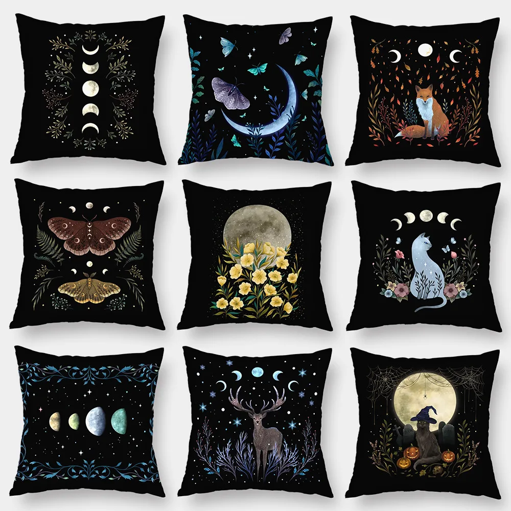 Butterfly Under The Moon Pillowcase Tarot Wizardry Art Throw Pillow Cover for Bed Sofa Room Aesthetics Double Bed Cushions Cover
Butterfly Under The Moon Pillowcase Tarot Wizardry Art Throw Pillow Cover for Bed Sofa Room Aesthetics Double Bed Cushions Cover