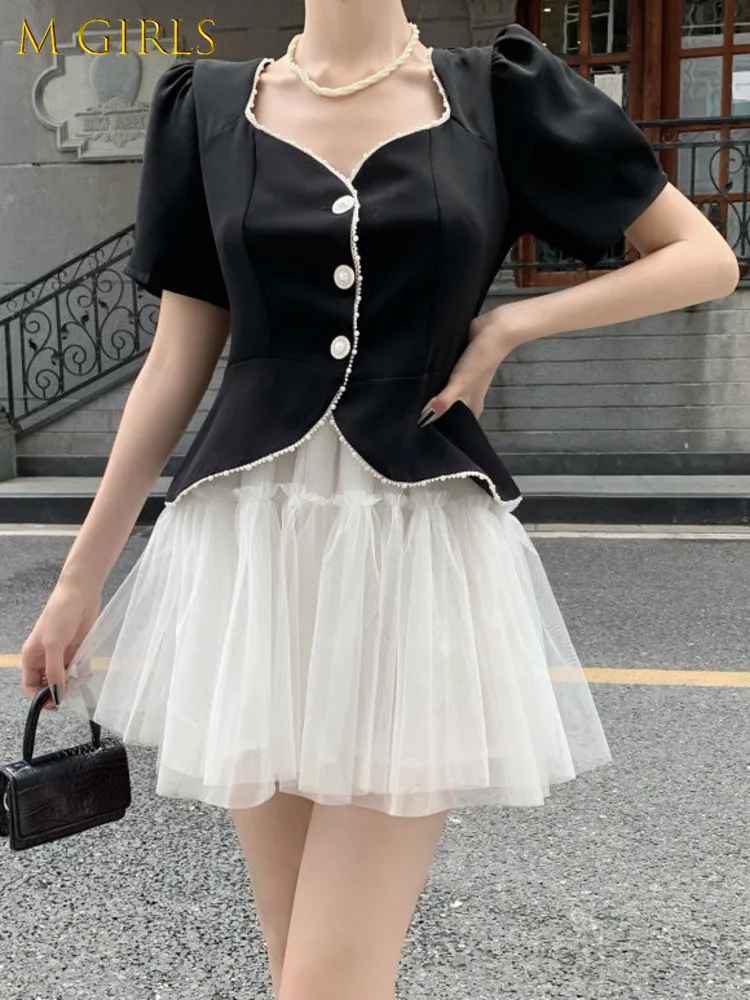 Женский винтажный Костюм-двойка, рубашка с буффами на рукавах и мини-юбка
Женский винтажный Костюм-двойка, рубашка с буффами на рукавах и мини-юбка