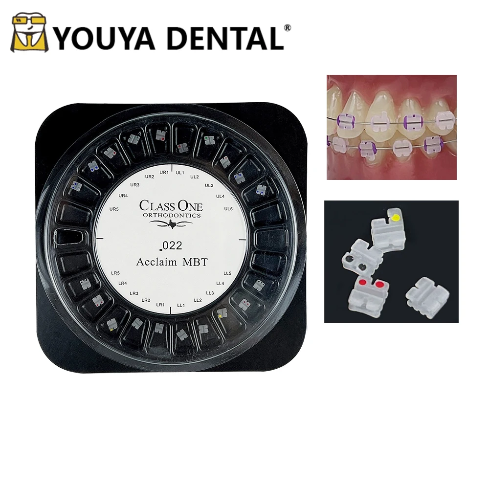 Dental Orthodontic Ceramic Brackets Edgewise Brackets Orthodontic Braces MBT/Roth 022 345 Hooks Dentistry Materials
Dental Orthodontic Ceramic Brackets Edgewise Brackets Orthodontic Braces MBT/Roth 022 345 Hooks Dentistry Materials