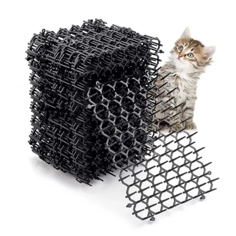 

1PCS Cat Mats Anti-cat Garden Gatos Dogs Repellent Mat Prickle Strips Keep Cats Away Safe Plastic Spike 21CM*16CM