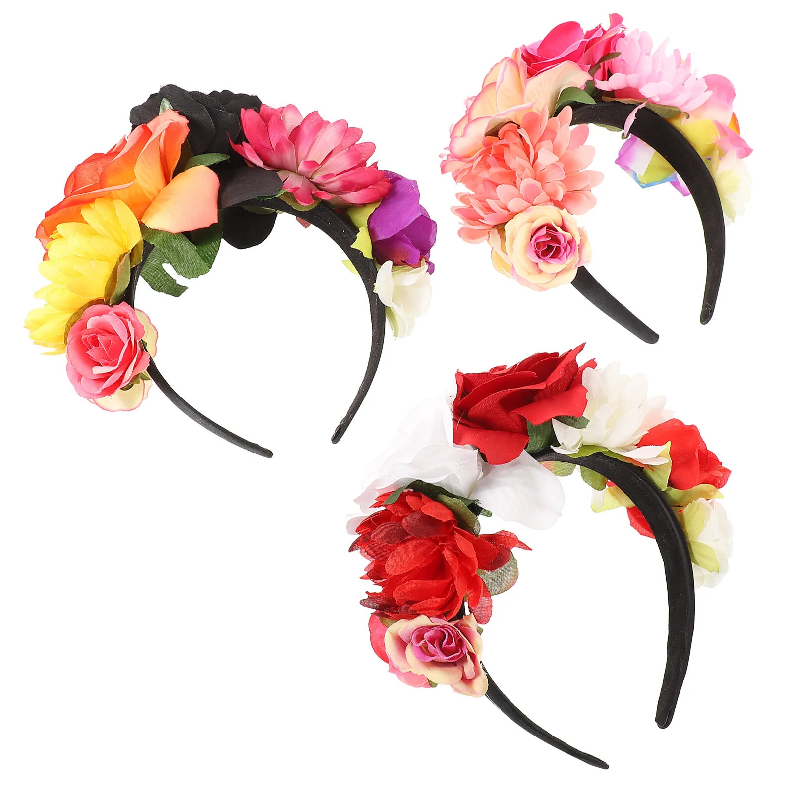 3 Pcs Clothing Day The Dead Headband Womens Accessories Goth Headpiece Halloween Flower Hair Festival Crown Costume Optional
3 Pcs Clothing Day The Dead Headband Womens Accessories Goth Headpiece Halloween Flower Hair Festival Crown Costume Optional