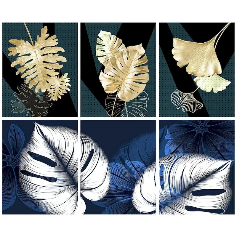 GATYZTORY Coloring By Number Golden Leaves Drawing On Canvas Diy Pictures By Number White Leaf Hand Painted Home Decoration
GATYZTORY Coloring By Number Golden Leaves Drawing On Canvas Diy Pictures By Number White Leaf Hand Painted Home Decoration