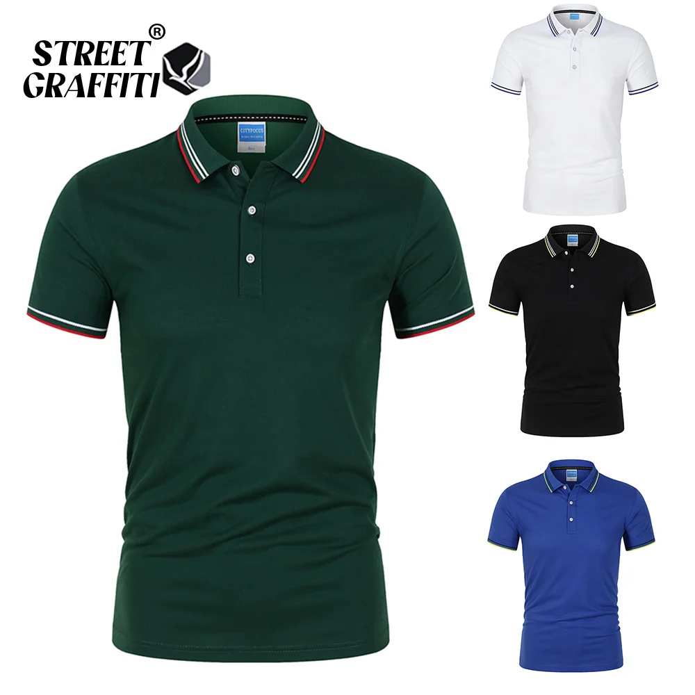 2023 New Summer Breathable Polo Shirt Luxury Men's Cotton Business Short Sleeves Pure Color Lapel Casual Golf Shirt Dropshipping
2023 New Summer Breathable Polo Shirt Luxury Men's Cotton Business Short Sleeves Pure Color Lapel Casual Golf Shirt Dropshipping