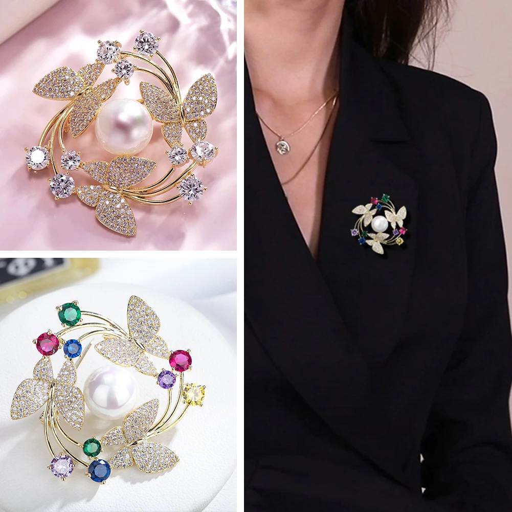 Hot Sale Gemstone Butterfly Brooches For Women And Men Couple Jewelry Scarf Suit Sweater Pin Hijab Accessory Carton Brooch
Hot Sale Gemstone Butterfly Brooches For Women And Men Couple Jewelry Scarf Suit Sweater Pin Hijab Accessory Carton Brooch