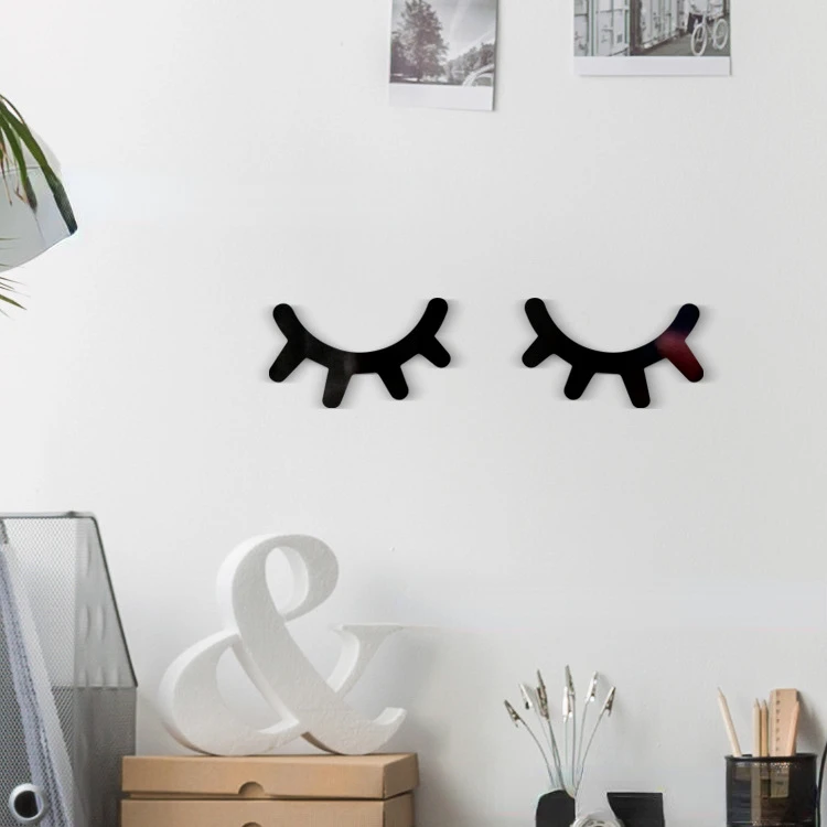 1 Pair Nordic Style Creative Acrylic 3D Eyelash Wall Sticker Decor Kids baby Room Background Wall Sticker Home Decoration
1 Pair Nordic Style Creative Acrylic 3D Eyelash Wall Sticker Decor Kids baby Room Background Wall Sticker Home Decoration