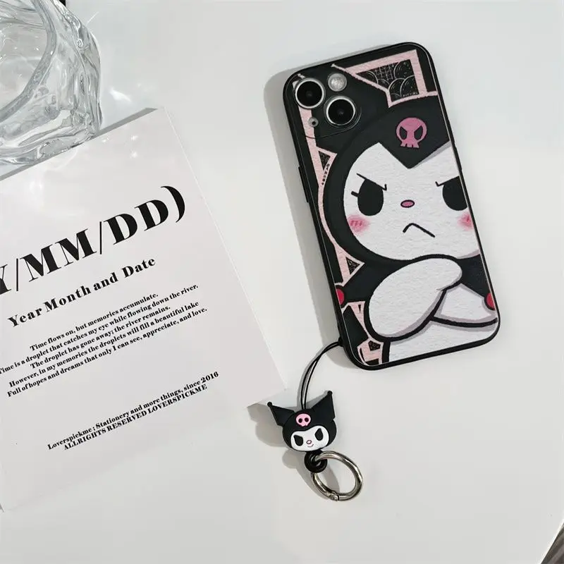 Sanrio Kuromi Fashion Phone Case Iphone 13Promax 12Mini Full Surround Silica Gel Birthday Present
Sanrio Kuromi Fashion Phone Case Iphone 13Promax 12Mini Full Surround Silica Gel Birthday Present