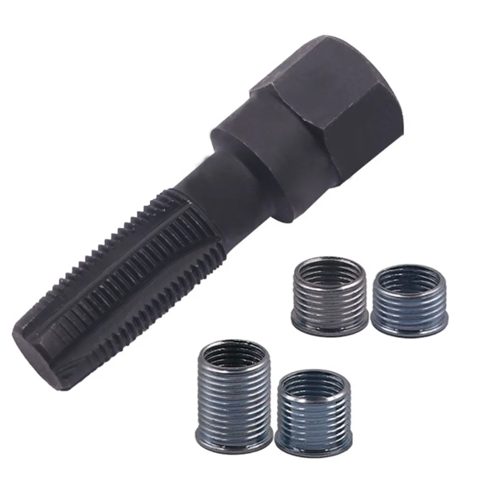 Thread Repair Kit Reamer Tap Tool Plug Insert Plug Thread Replacement Rethread Repair Kit Steel 5pcs Accessories
Thread Repair Kit Reamer Tap Tool Plug Insert Plug Thread Replacement Rethread Repair Kit Steel 5pcs Accessories