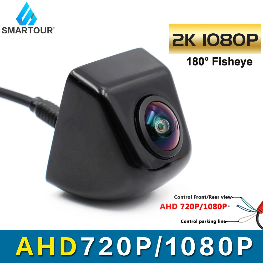 Smartour 180° Fisheye Lens AHD 1080P 2K Metal Shell Black Car Rear View Camera HD Night Vision Reverse AHD Front Vehicle Camera
Smartour 180° Fisheye Lens AHD 1080P 2K Metal Shell Black Car Rear View Camera HD Night Vision Reverse AHD Front Vehicle Camera