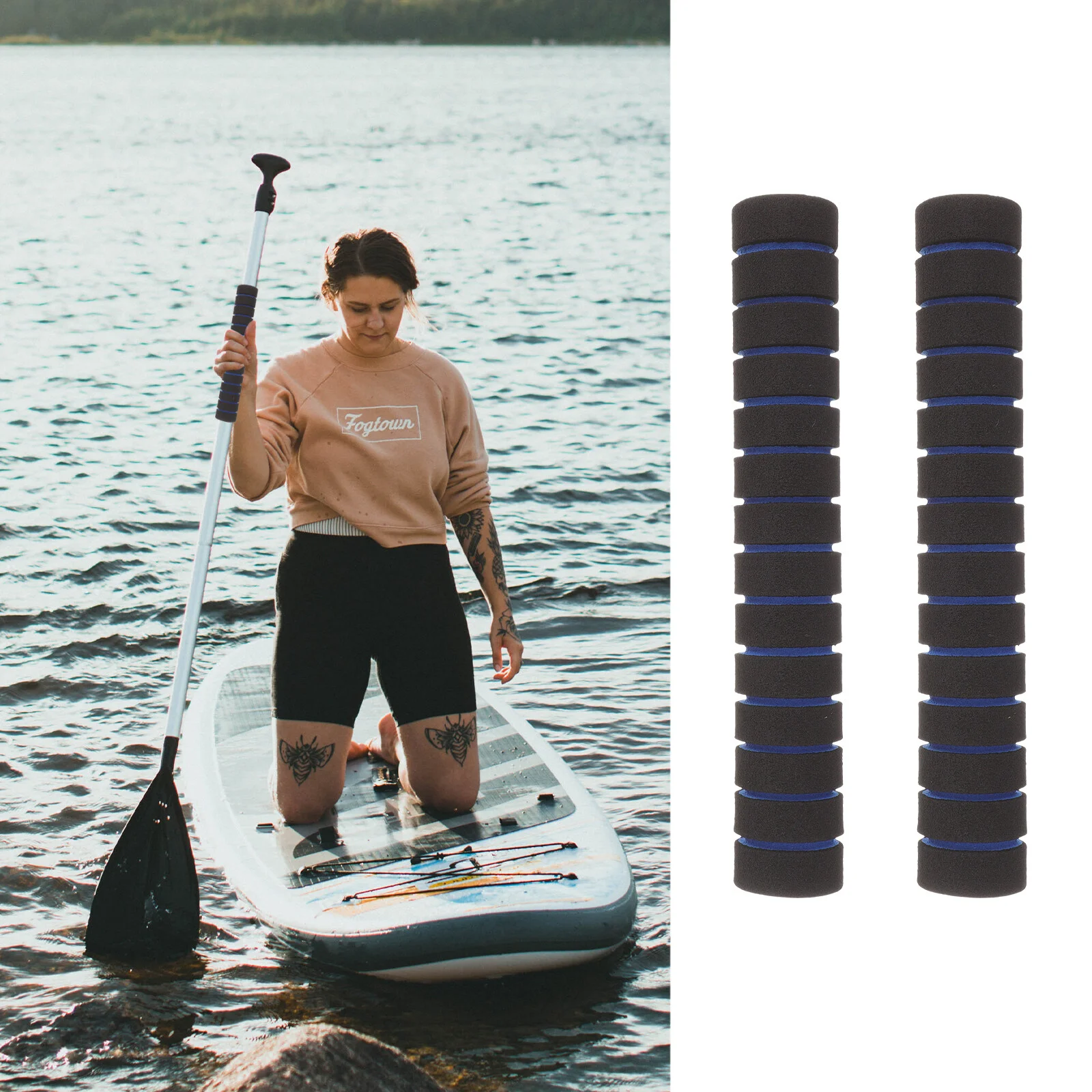 2 Pcs Oars Non-Slip Cover Paddling Shaft Sleeves Kayak Paddle Wraps Bike Grip Covers Rod Sponge Eva Grab Handles
2 Pcs Oars Non-Slip Cover Paddling Shaft Sleeves Kayak Paddle Wraps Bike Grip Covers Rod Sponge Eva Grab Handles