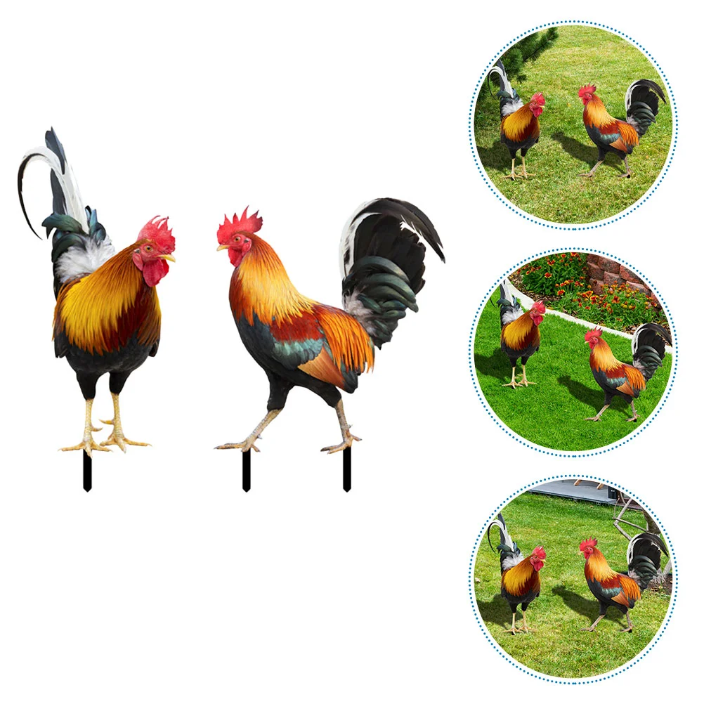 Rooster Stake Ornament Yard Garden Chicken Decor Stakes Animals Farm Statue Easter Inserted Shape Roosters Chickens Statues
Rooster Stake Ornament Yard Garden Chicken Decor Stakes Animals Farm Statue Easter Inserted Shape Roosters Chickens Statues