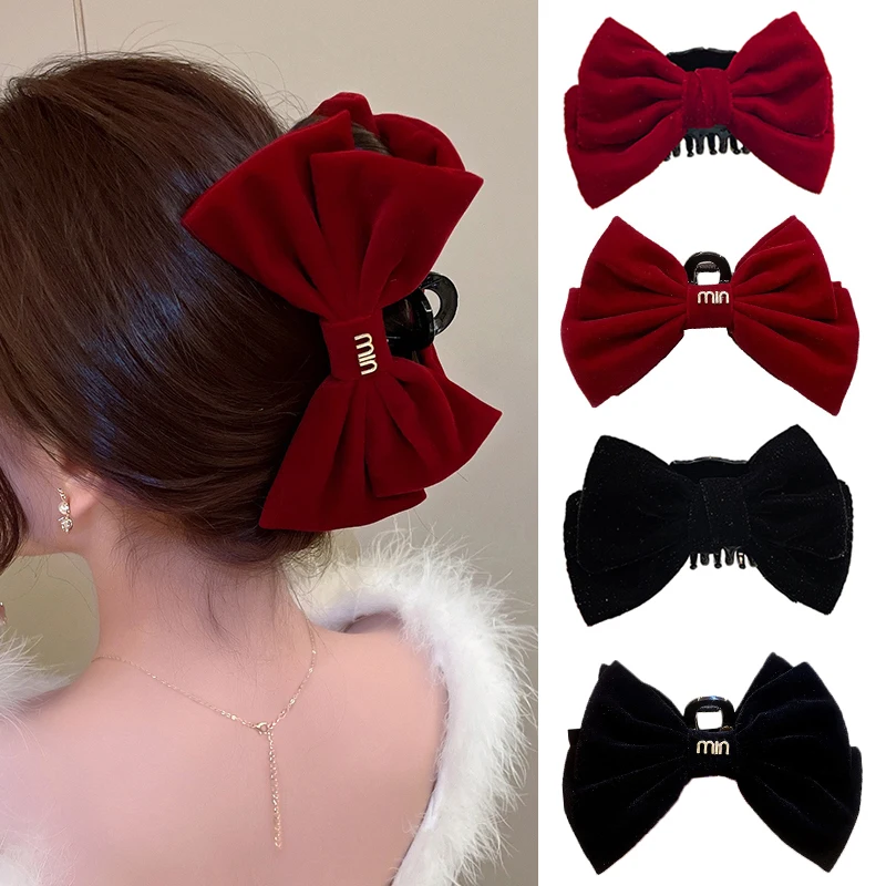 Flocking Crab Clip Ponytail Clip Velour Large Shark Clip Big Velvet Bow Hair Clip DIY Vintage Fashion Catch Clip Hair Accessory
Flocking Crab Clip Ponytail Clip Velour Large Shark Clip Big Velvet Bow Hair Clip DIY Vintage Fashion Catch Clip Hair Accessory