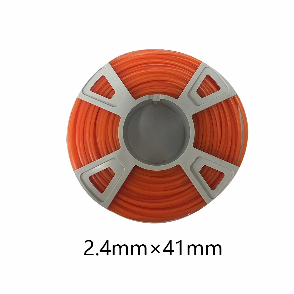 For Stihl String Strimmer Wire Diameter 2.4x41m Round Orange Line Grass Trimmer Lawn Mover Accessories Garden Tools Parts
For Stihl String Strimmer Wire Diameter 2.4x41m Round Orange Line Grass Trimmer Lawn Mover Accessories Garden Tools Parts