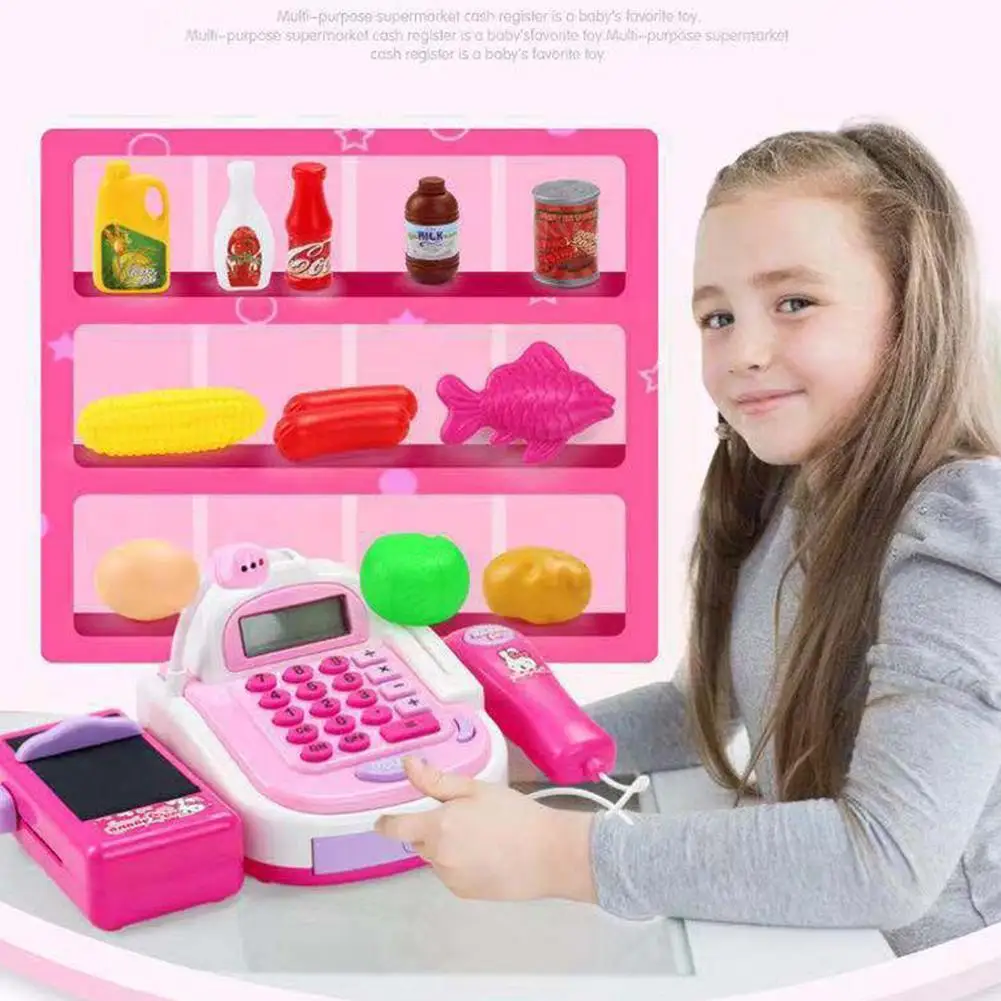 Children's Cash Register Toy Playing House Simulation Toy Register Years Girl Gift Supermarket And Old 3-6 Birthday Boy Cas B5c1
Children's Cash Register Toy Playing House Simulation Toy Register Years Girl Gift Supermarket And Old 3-6 Birthday Boy Cas B5c1