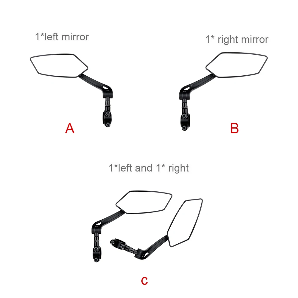 Bicycle Rear View Mirror Cycling Rearview Glass Adjustable Wide Range Back Sight Reflector Left
Bicycle Rear View Mirror Cycling Rearview Glass Adjustable Wide Range Back Sight Reflector Left