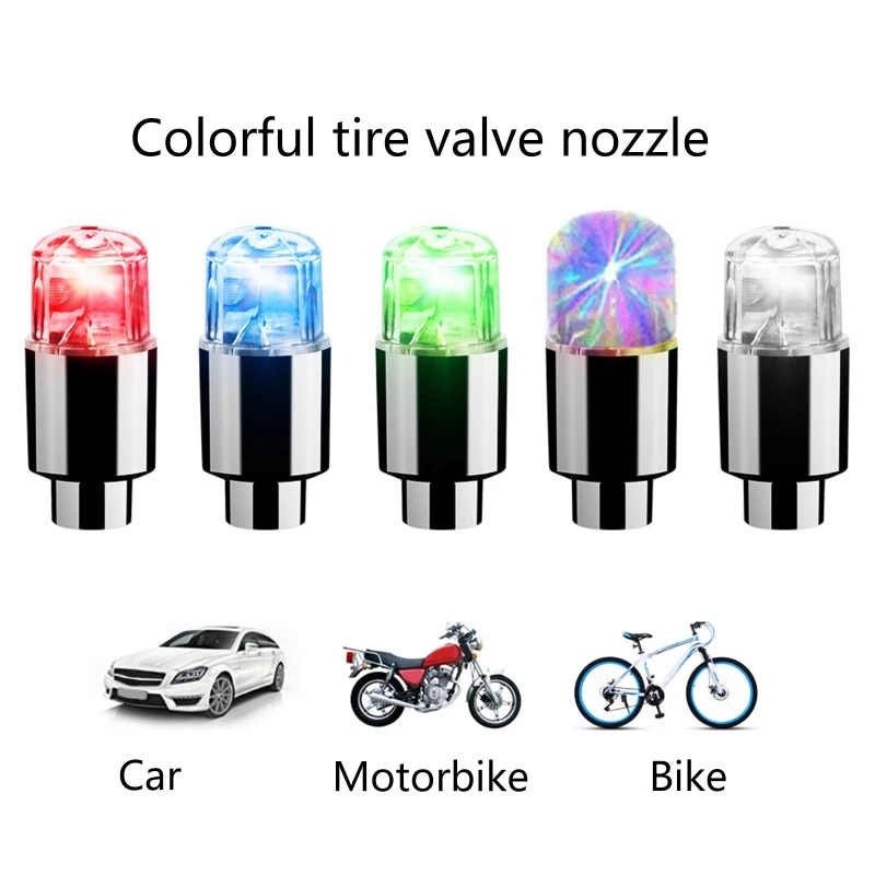 4Pcs LED Bike Wheel Lights Car Tire Valve Stems Caps Motorcycle Waterproof Tyre Spoke Flash Lights
4Pcs LED Bike Wheel Lights Car Tire Valve Stems Caps Motorcycle Waterproof Tyre Spoke Flash Lights