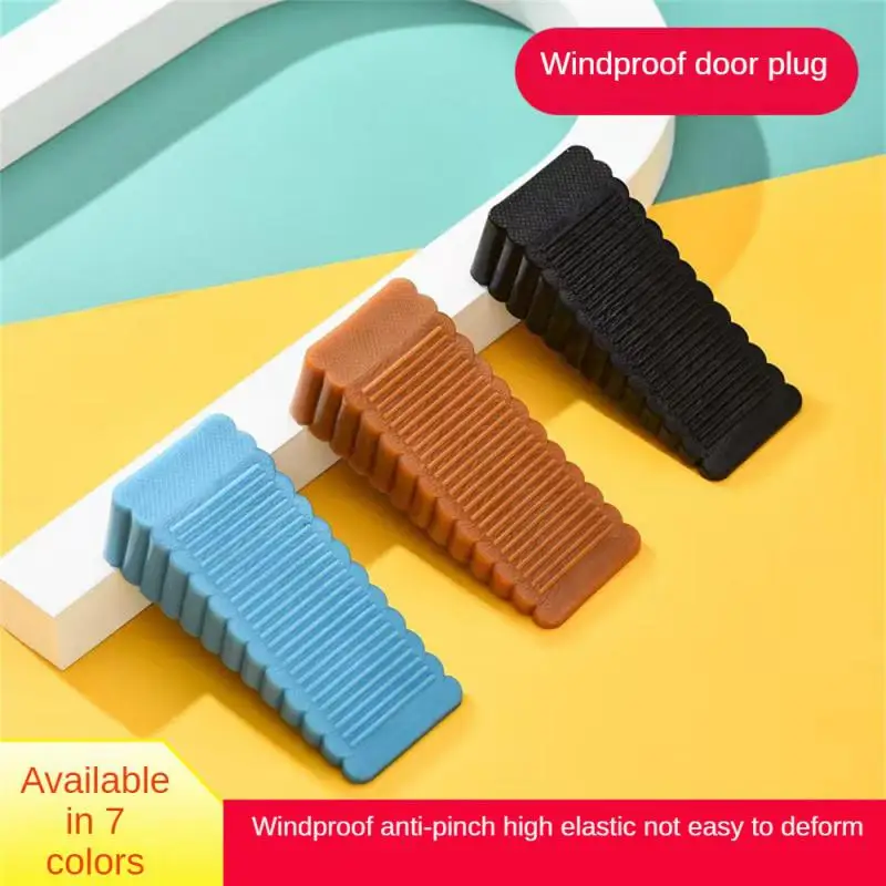 Silicone Door Stopper Shock Absorbent Block Wedge Doorstops Door Stops Home Office Door Anti-collision Stopper Safety Supplies
Silicone Door Stopper Shock Absorbent Block Wedge Doorstops Door Stops Home Office Door Anti-collision Stopper Safety Supplies