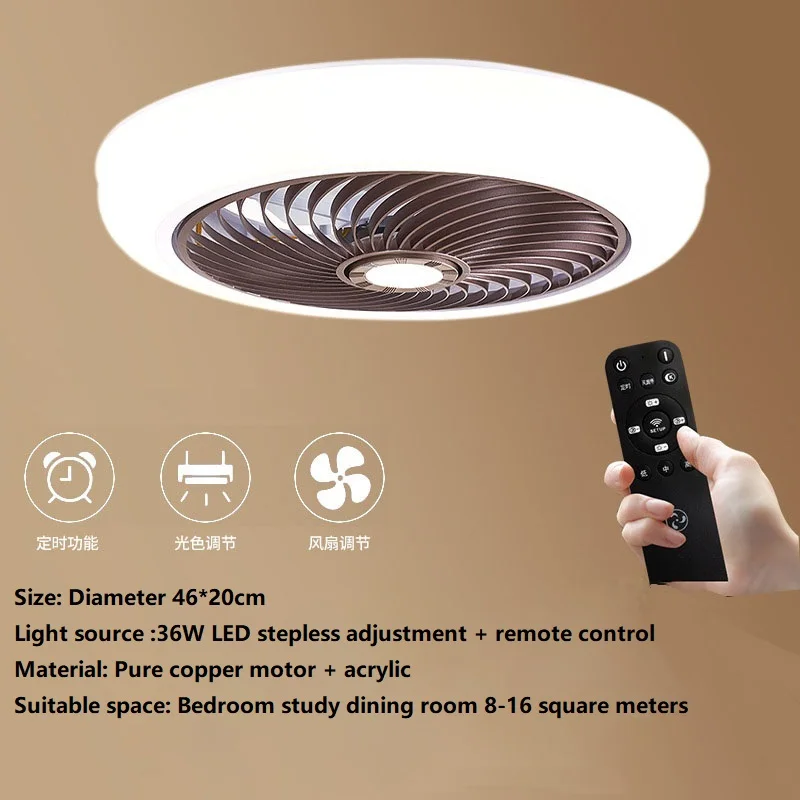 Потолочный светильник-вентилятор 36Вт современный
Потолочный светильник-вентилятор 36Вт современный