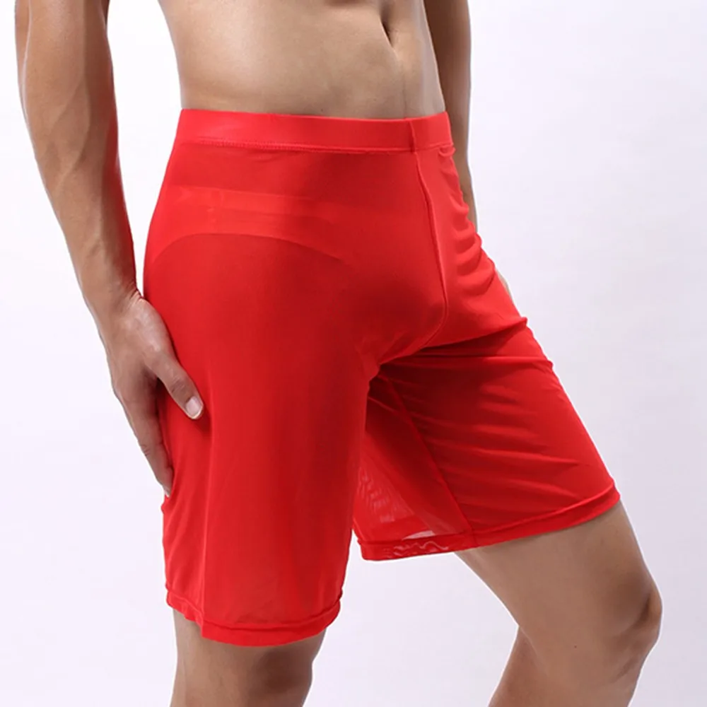 Men's Mesh Breathable Sports Boxer Shorts See Through Trunks Underwear Underpants Fashioin Male Sleepware Bottom Shorts Lingerie
Men's Mesh Breathable Sports Boxer Shorts See Through Trunks Underwear Underpants Fashioin Male Sleepware Bottom Shorts Lingerie