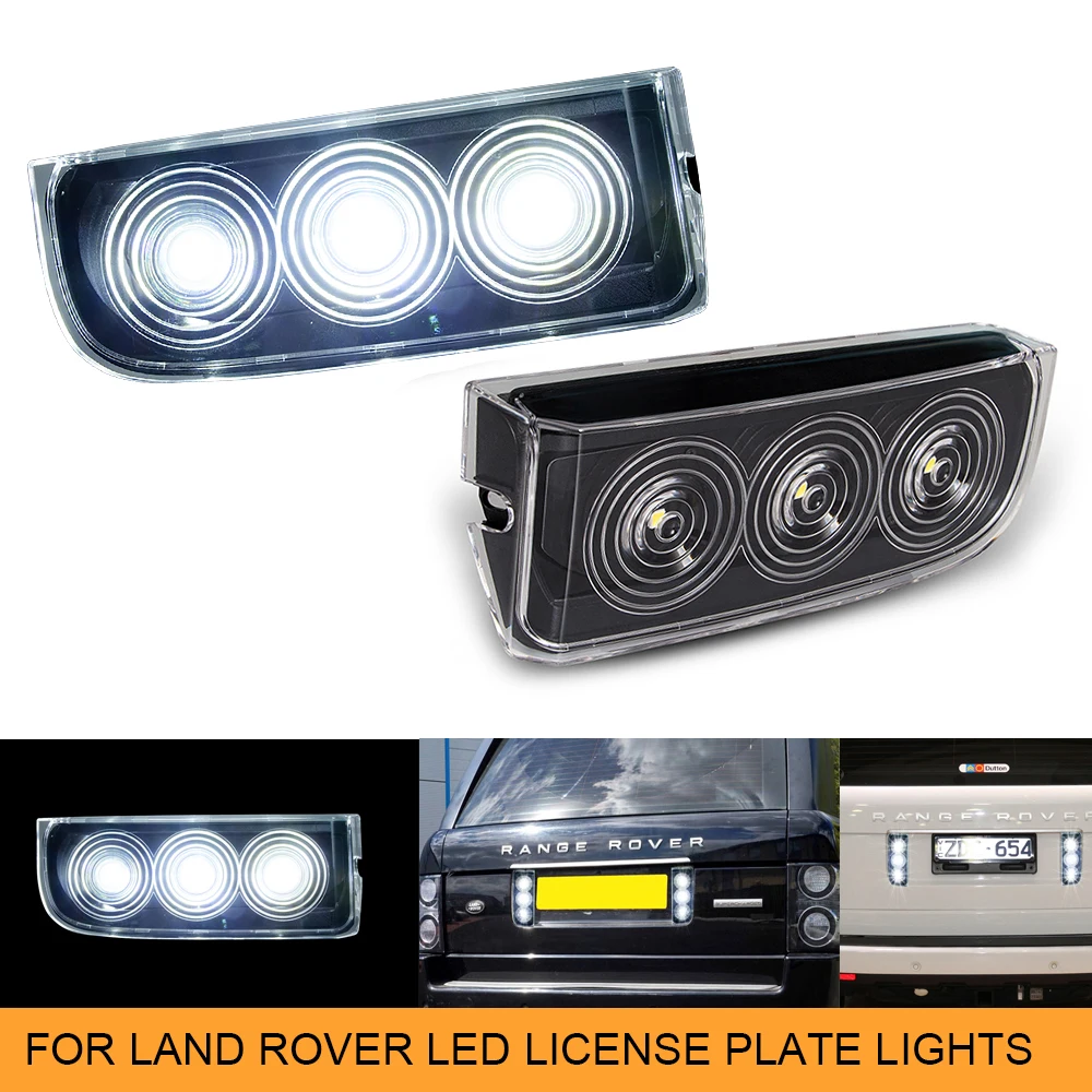 2 шт., задний бампер, задний белый светодиод, подсветка номерного знака для Land Rover Range Rover L322 2003-2012 OEM XFD000043, автомобильный Стайлинг
2 шт., задний бампер, задний белый светодиод, подсветка номерного знака для Land Rover Range Rover L322 2003-2012 OEM XFD000043, автомобильный Стайлинг