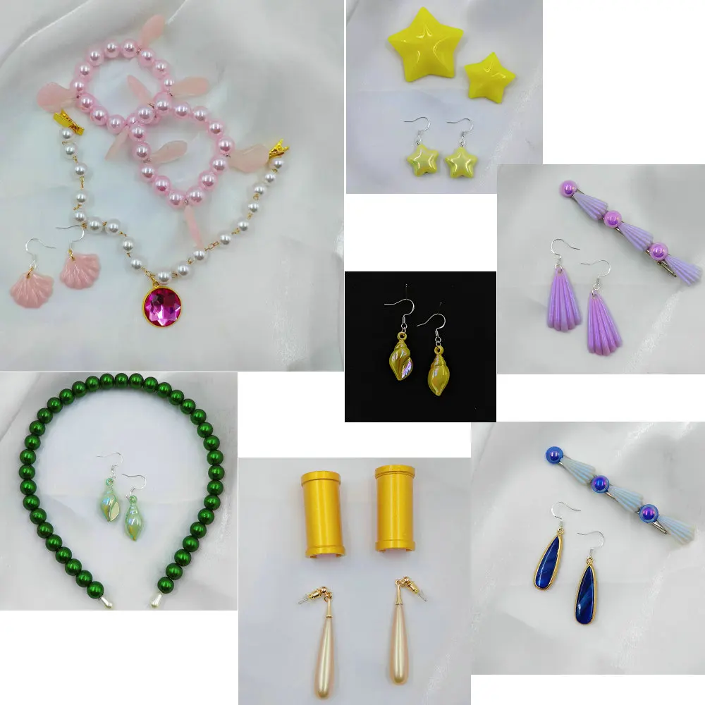Mermaid Melody Pichi Pichi Pitch Cosplay Headwear Earrings Lucia Cosplay Accessories Hanon Rina Noel Caren Coco Seira
Mermaid Melody Pichi Pichi Pitch Cosplay Headwear Earrings Lucia Cosplay Accessories Hanon Rina Noel Caren Coco Seira