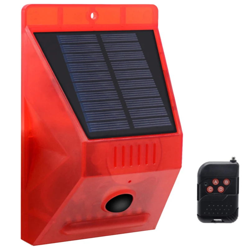 Garden Solar Alarm Light Remote Control Animal Repellent Anti-Theft Alarm 24-Hour Security Sound Warning Light Alarm
Garden Solar Alarm Light Remote Control Animal Repellent Anti-Theft Alarm 24-Hour Security Sound Warning Light Alarm