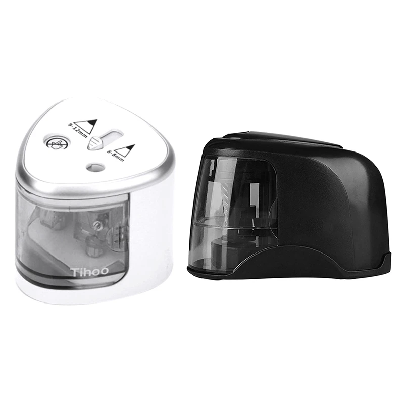 2 Pcs Electric Pencil Sharpener USB Stationery School Office Home Outdoor Art Supplies, Black & White
2 Pcs Electric Pencil Sharpener USB Stationery School Office Home Outdoor Art Supplies, Black & White