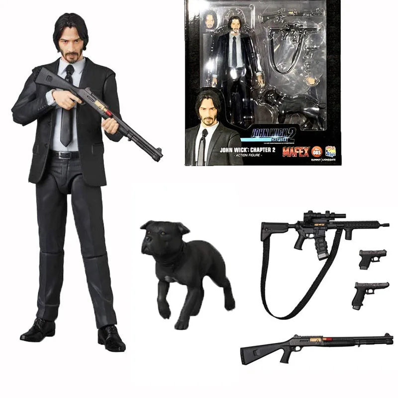 

Mafex 085 John Wick Chapter 2 Action Figure Collectible Statue Model Toy 16cm