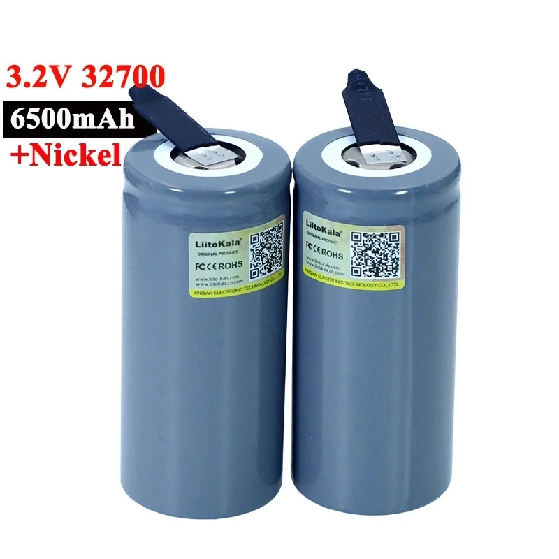 3.2V 32700 6500mAh LiFePO4 Battery 35A Continuous Discharge Maximum 55A High power battery+DIY Nickel sheets
3.2V 32700 6500mAh LiFePO4 Battery 35A Continuous Discharge Maximum 55A High power battery+DIY Nickel sheets