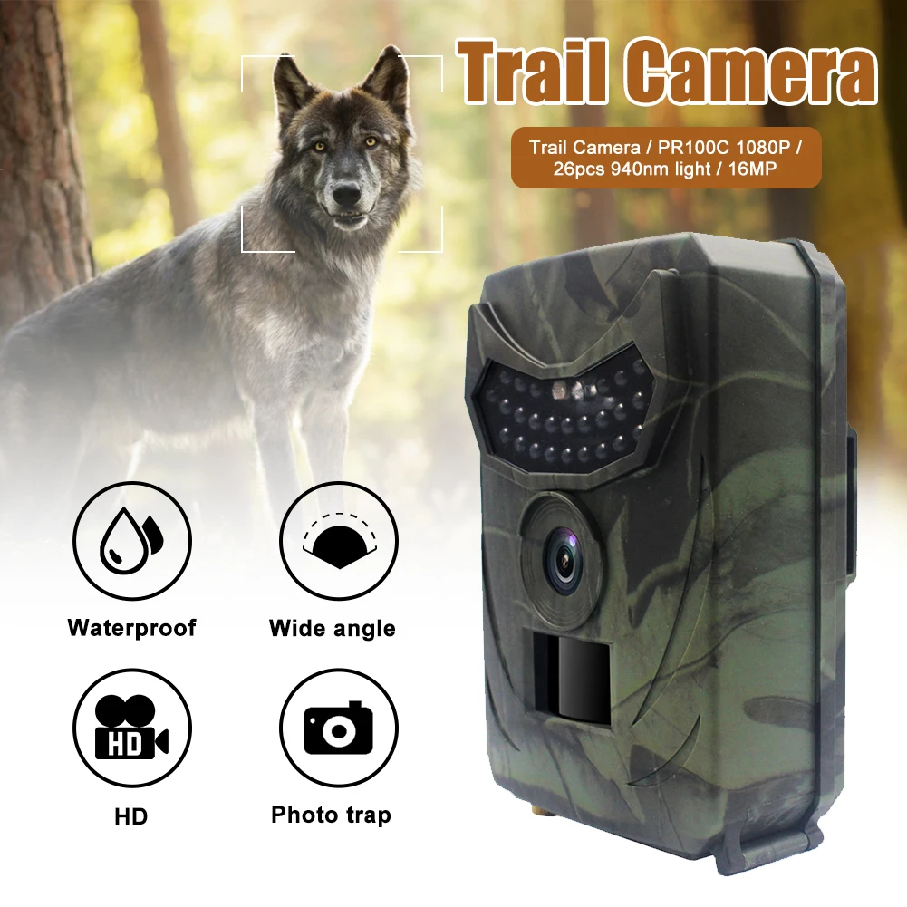 12MP 1080P Hunting Trail Camera Wildlife Tracking Surveillance Infrared Night Vision Wild Cameras Photo Traps Hunting Camera
12MP 1080P Hunting Trail Camera Wildlife Tracking Surveillance Infrared Night Vision Wild Cameras Photo Traps Hunting Camera