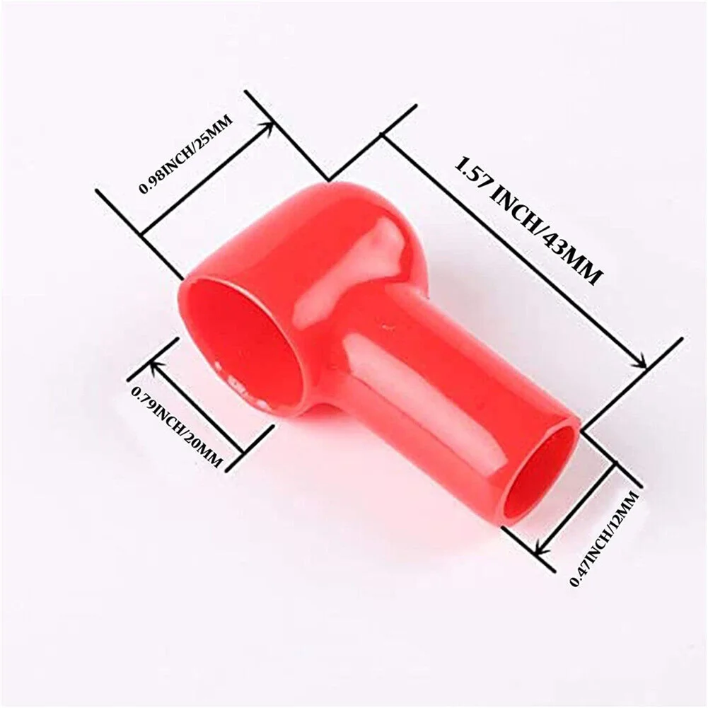 20PCS Battery Terminal Cover Boots Insulating Protective Lug Cap 12x20mm Insulation Rubber Skin Car Connectors Accessories
20PCS Battery Terminal Cover Boots Insulating Protective Lug Cap 12x20mm Insulation Rubber Skin Car Connectors Accessories